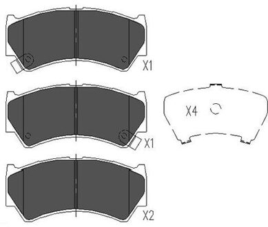 Suzuki Remblokken set KBP8519