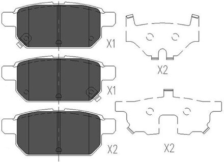 Suzuki Remblokken set KBP8526