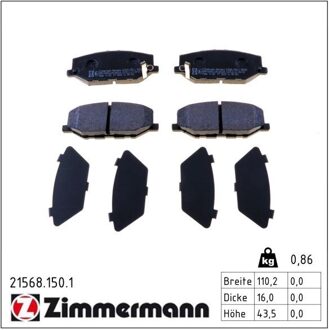 Suzuki Remblokkenset, schijfrem 215681501