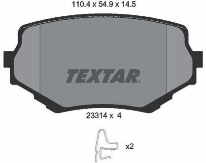 Suzuki Remblokkenset, schijfrem 2331401