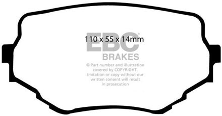 Suzuki Remblokkenset, schijfrem DP1099