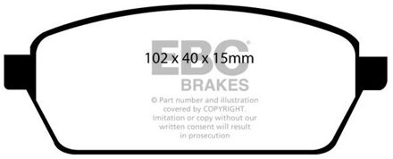 Suzuki Remblokkenset, schijfrem DP1106