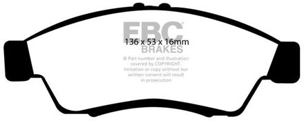 Suzuki Remblokkenset, schijfrem DP1390