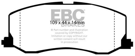 Suzuki Remblokkenset, schijfrem DP977