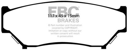 Suzuki Remblokkenset, schijfrem DP979