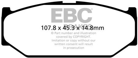 Suzuki Remblokkenset, schijfrem DPX2104