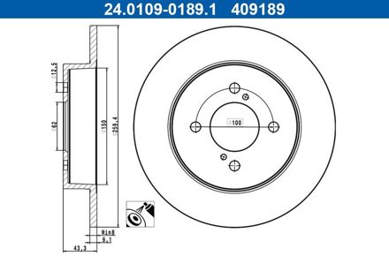 Suzuki Remschijf 24010901891