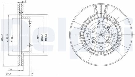 Suzuki Remschijf BG3160