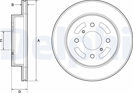 Suzuki Remschijf BG3941