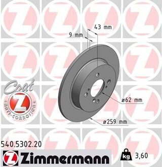 Suzuki Remschijf Coat Z 540530220