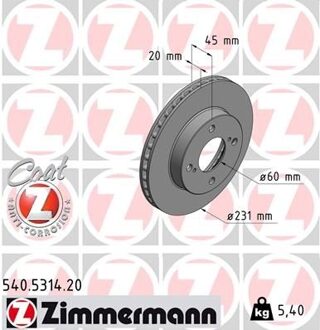 Suzuki Remschijf Coat Z 540531420