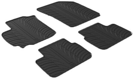Suzuki Rubbermatten passend voor Suzuki Swift 5-deurs 2010-2017 (T profiel 4-delig)