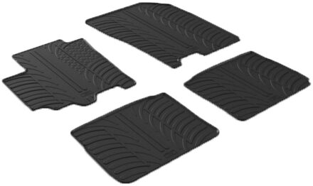 Suzuki Rubbermatten passend voor Suzuki SX4 S-Cross 2013-2016 & 2016- (T profiel 4-delig)