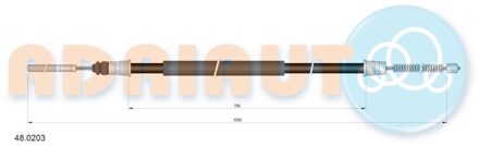 Suzuki Trekkabel, parkeerrem 480203