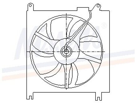 Suzuki Ventilator, condensator airconditioning 85415