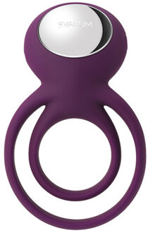 Svakom – Tammy Siliconen Koppel Vibrator met Dubbele Penis Ringen en Speciaal Ontwerp – 9.5 cm – Paars