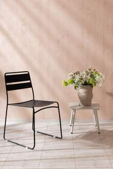 Svea metalen tuinstoel zwart