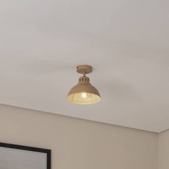 Sven plafondlamp, 1-lamp, beige, staal