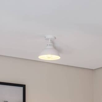 Sven plafondlamp, 1-lamp, wit, staal, E27