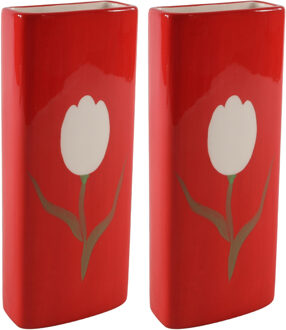 Svenska Living 2x Stuks Radiatorbak luchtbevochtiger/waterverdamper porselein 20 x 8 cm