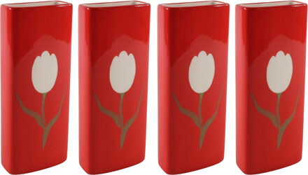 Svenska Living 4x Stuks Radiatorbak luchtbevochtiger/waterverdamper porselein 20 x 8 cm