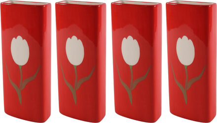 Svenska Living 8x Stuks Radiatorbak luchtbevochtiger/waterverdamper porselein 20 x 8 cm