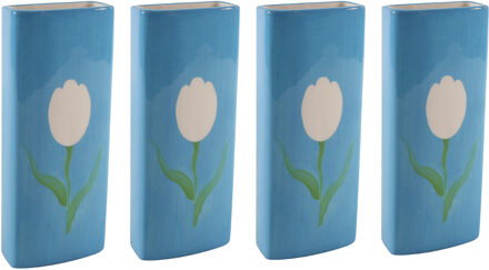 Svenska Living 8x Stuks Radiatorbak luchtbevochtiger/waterverdamper - porselein - 20 x 8 cm