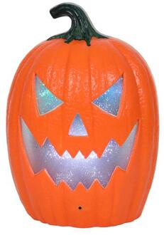 Svenska Living Beeld Pompoen LED/geluid sensor 30cm oranje