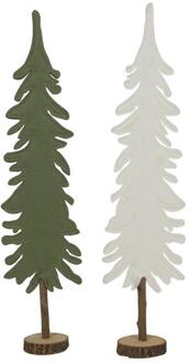 Svenska Living Beeld Vilt everlands kunstkerstboom op stam groen H62cm verschillende