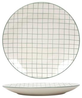 Svenska Living Bord 'Berry' groen Ø26,5cm wit