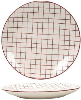 Svenska Living Bord 'Berry' rood Ø26,5cm