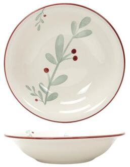 Svenska Living Bord diep 'Berry' rood Ø20,5cm