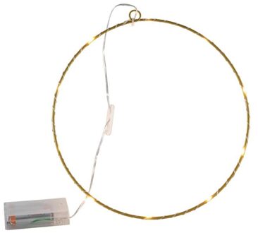 Svenska Living Decoring metaal 25cm goud 10led lampen