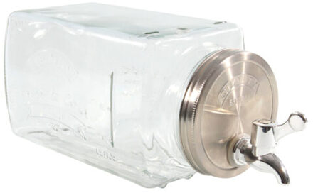 Svenska Living Drankdispenser/limonadedispenser - 3L - glas - 26 x 15 cm