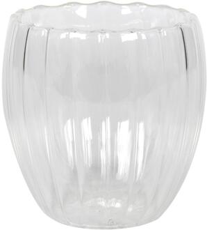 Svenska Living Drinkglas Pumpkin dubbelwandig 260ml Transparant