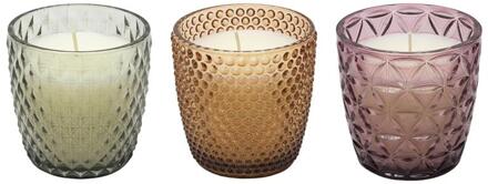 Svenska Living Geurkaars in glas Ø9x9cm verschillende