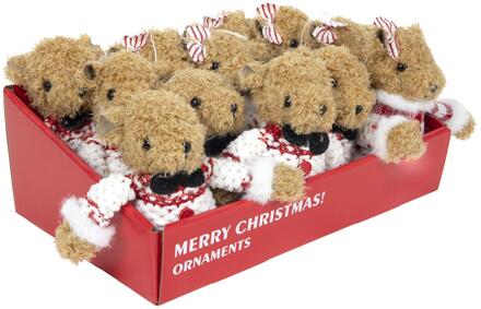 Svenska Living Kersthanger beer 10x5x14cm bruin