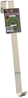 Svenska Living Kerstkrans ophangen deurhanger - messing zilver - 29 cm