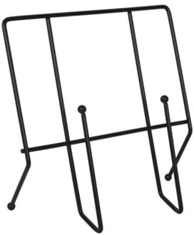 Svenska Living Kookboekstandaard/houder - mat zwart - RVS - 23 cm - Kookboekstandaarden
