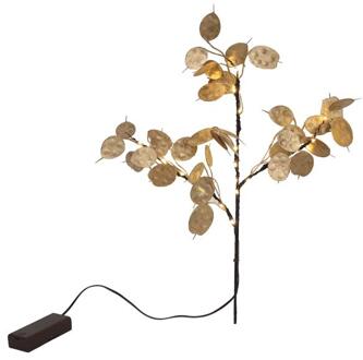 Svenska Living Kunsttak 'coin leaf' 20LED 40cm bruin
