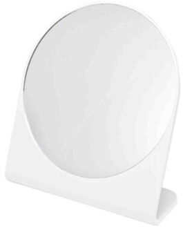 Svenska Living Make-up spiegel/scheerspiegel - 16 x 16 cm - wit