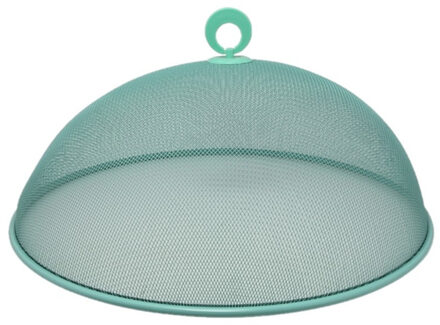 Svenska Living Metalen vliegenkap/voedselkap mintgroen rond 35 cm - Afdekkappen/vliegenkappen