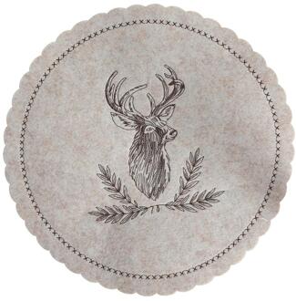 Svenska Living Placemat rendier vilt beige Ø35cm