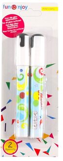 Svenska Living Raam-markers wit afwasbaar set van 2