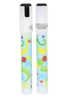 Svenska Living raam/spiegelstiften - 2x stuks - wit - kunststof - afwasbaar