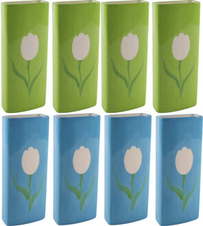 Svenska Living Set Radiatorbak waterverdampers 8x stuks - porselein - 20 x 8 cm