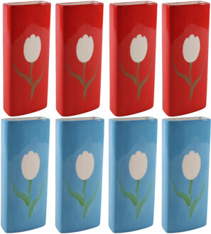 Svenska Living Set Radiatorbak waterverdampers 8x stuks - porselein - 20 x 8 cm