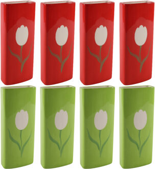 Svenska Living Set Radiatorbak waterverdampers 8x stuks - porselein - 20 x 8 cm