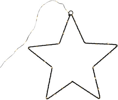Svenska Living Ster metaal 50 LED 40cm warm-wit zwart