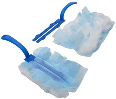 Svenska Living Stofferset 16-delig 15 doekjes + handvat blauw